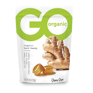 Go Organic Hard Candies with Ginger flavor 100g