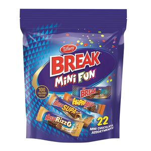 Tiffany Break Mini Assorted Chocolate Bar 384g