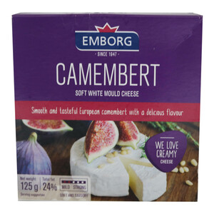 Emborg Camembert Cheese 125g