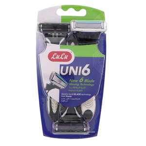 LuLu Uni 6 Disposable Razor 3pcs