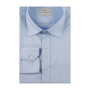 John Louis Men's Formal Slim Fit Shirt LS - JLFSL015 40