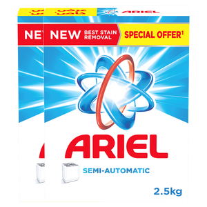 Ariel Semi-Automatic Washing Powder Blue Original 2 x 2.5kg
