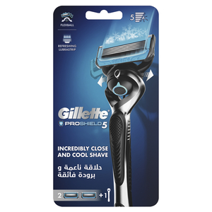 Gillette Fusion ProShield 5 Chill Men's Razor 1 Handle + 2 Blades