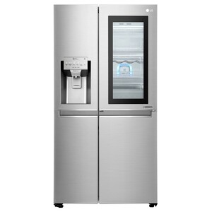 LG Instaview Door In Door Side By Side Refrigerator GR-X257CSAV 601Ltr, Hygiene FRESH+™, ThinQ