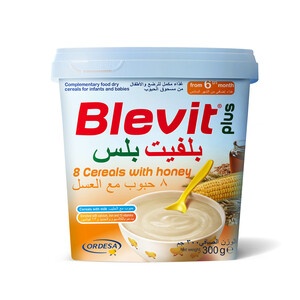 Blevit Plus Baby Food Cereals With Honey 300g