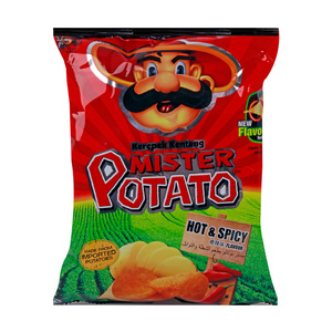 Mr. Potato Chips Hot & Spicy 75g