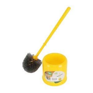 Smart Klean Toilet Brush With Holder 9112 Yellow