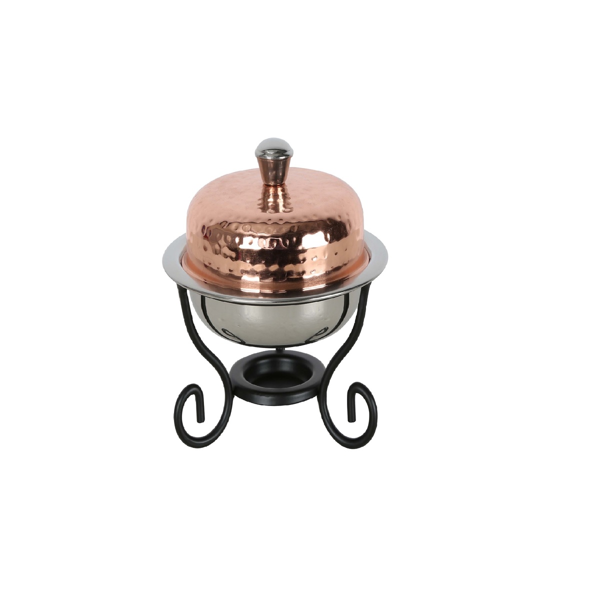 Chefline Copper Mini Round Chefing Dish 400ml 84450A