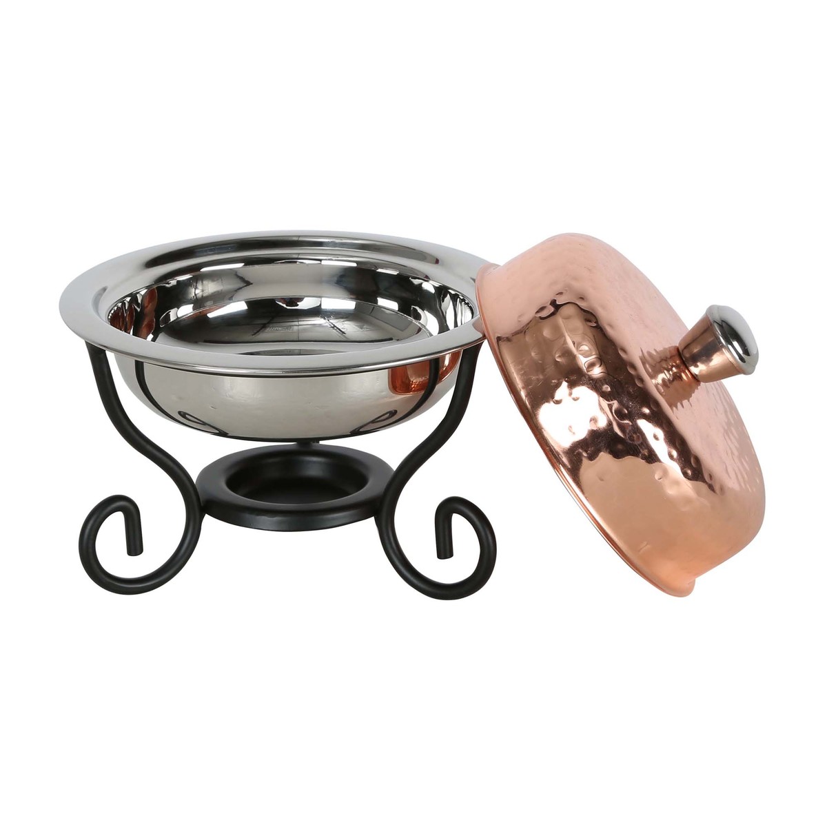Chefline Copper Mini Round Chefing Dish 400ml 84450A