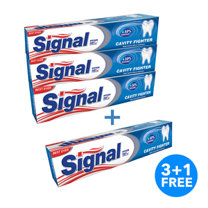 Signal Toothpaste Cavity Fighter 4 x 120ml