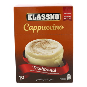 Klassno Cappuccino Traditional 10 x 18g