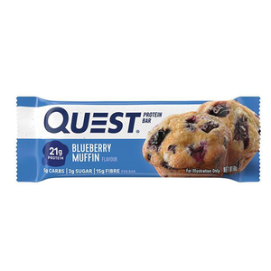 Quest Nutrition Blueberry Muffin Flavour Protein Bar Gluten Free 60g