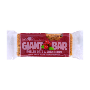 Ma Baker Giant Bar Rolled Oats & Cranberry 90g