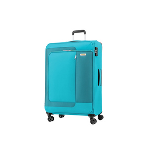 American Tourister Sens Spinner 4Wheel Soft Trolley 55cm Turquoise Color
