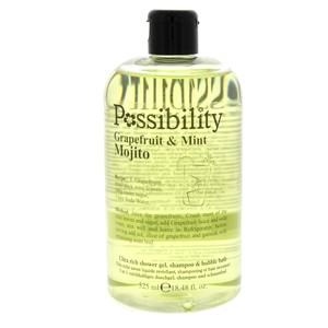 Possibility Grapefruit And Mind Mojito Ultra Rich Shower Gel, Shampoo And Bubble Bath 525ml