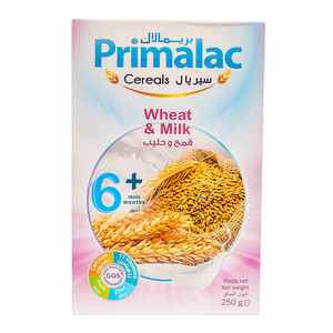 Primalac Cereals Wheat & Milk 6+months 250g