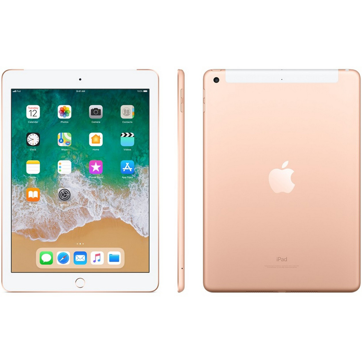Apple iPad-6th Generation 9.7inch Wifi+Cellular 128GB Gold | Tablets