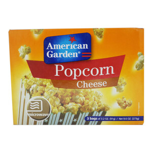 American Garden Cheese Microwave Popcorn 273g