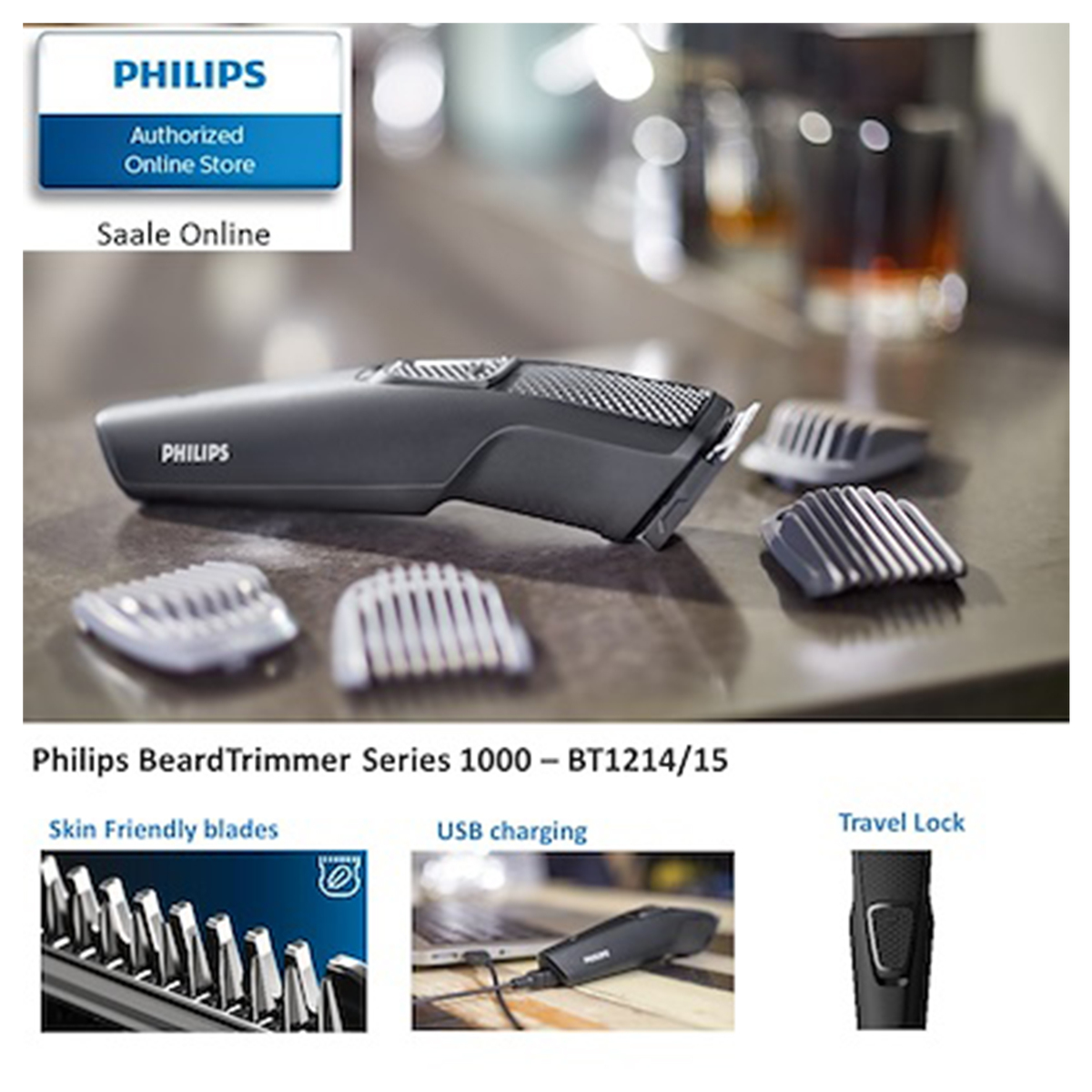 Philips Beard Trimmer BT1214