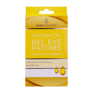 Skin Academy Gel Eye Patches Argan Oil 4 Pairs