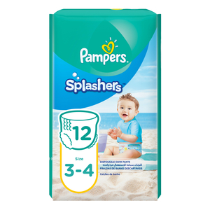 Pampers Splashers Swimming Pants Size 3-4 6-12kg 12pcs