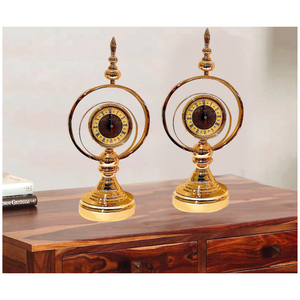 Home Style Brass Table Clock SL-853-A 1pc