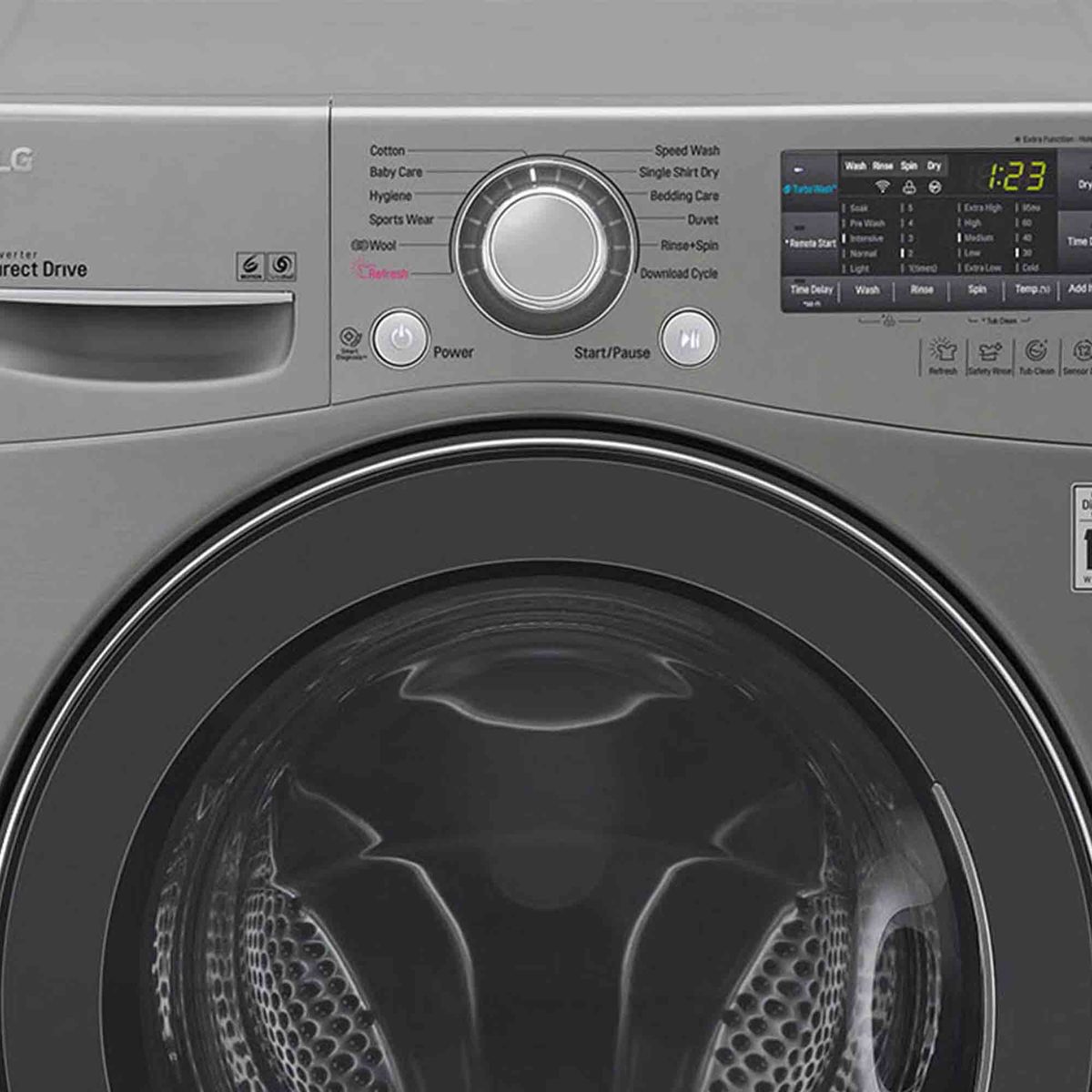 LG Front Load Washer & Dryer F0K6DMK2S2 13/8Kg, TurboWash™, 6MotionDD, AI Direct Drive™