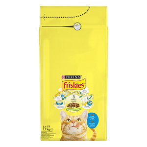 Purina Friskies Cat Food With Salmon And Vegetables 1.7kg
