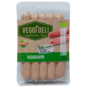 Fit Food Organic Veggichipo Sausage 200g