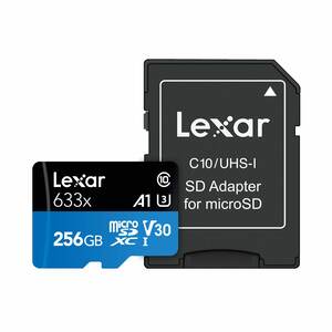 Lexar Micro SD Card With Reader 633A 256GB