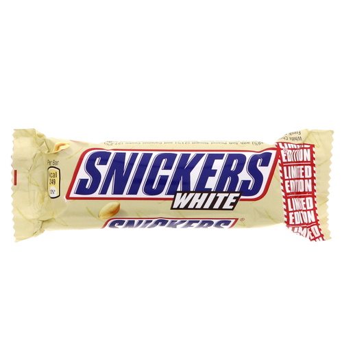 Buy Snickers White Chocolare Bar 49g Online - Lulu Hypermarket Qatar