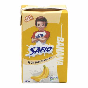 Safio UHT Banana Milk 18 x 150ml