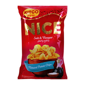 Kitco Nice Natural Potato Chips Salt & Vinegar 30g