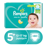 Pampers Baby Dry Diapers Size 5+ , 12-17kg, 44pcs