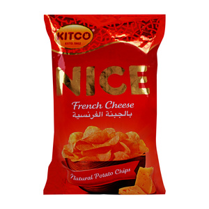 Kitco Nice Natural Potato Chips French Cheese 167g