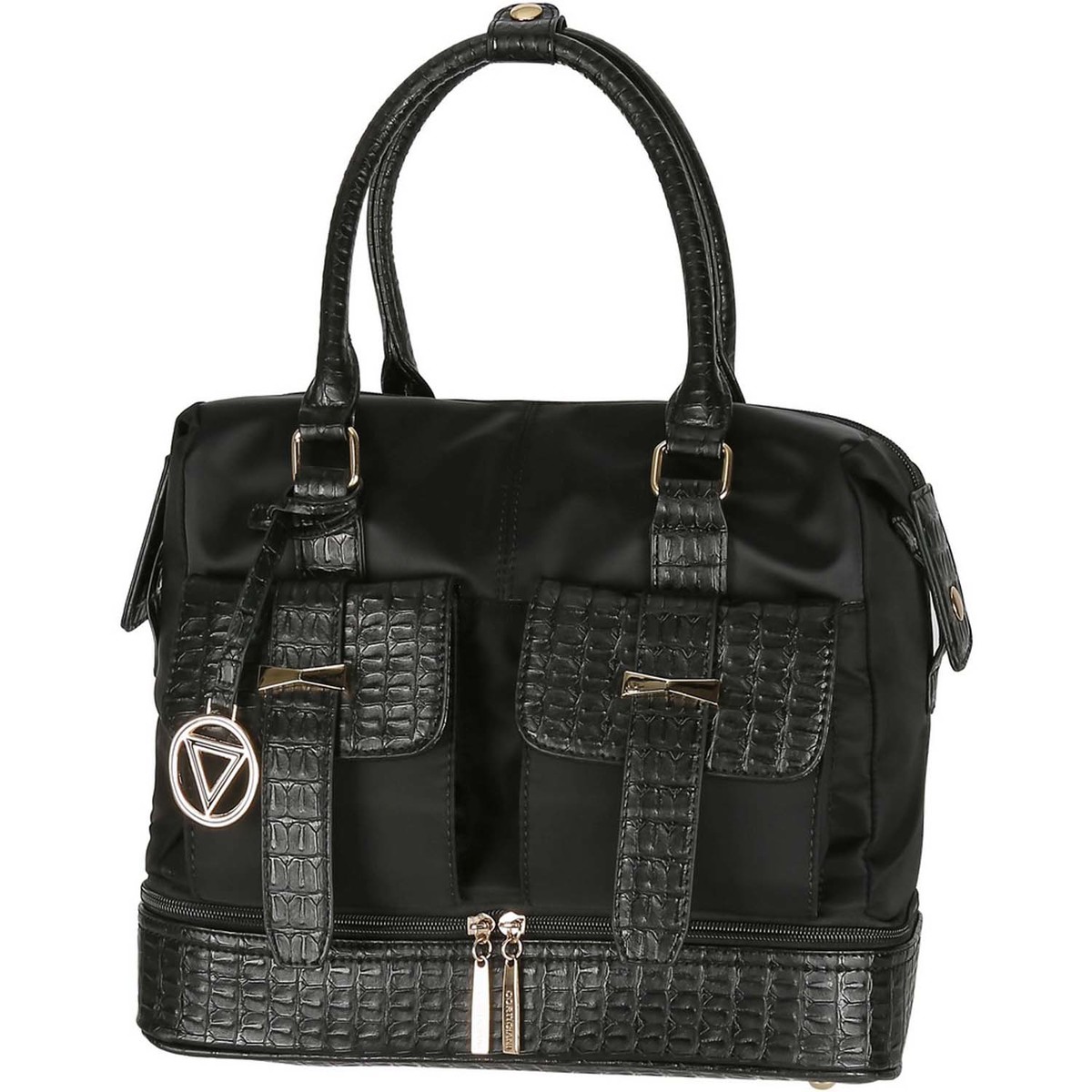 Cortigiani Women's Bag 1017 Fuchsia/Black | Lds Shoulder HandBag | Lulu UAE