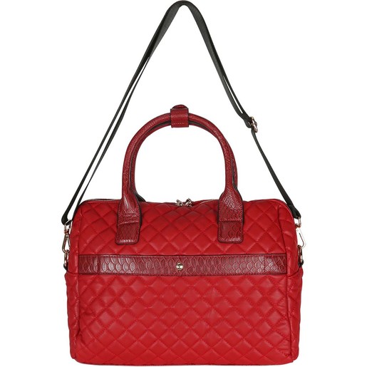 Buy Cortigiani Women's Bag 1023-1 Red/Black Online - Lulu Hypermarket UAE