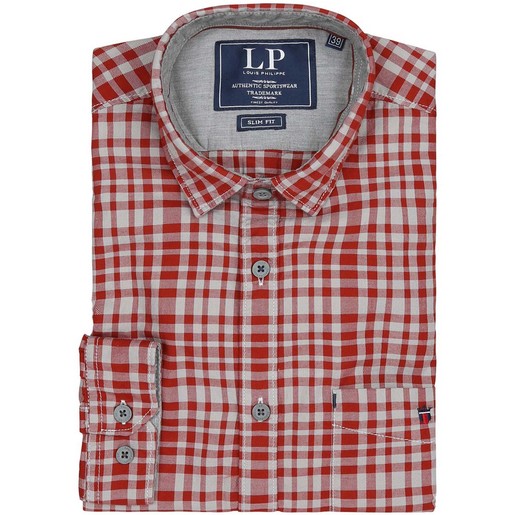 Buy Louis Philippe Men&#39;s Casual Shirt LS LYSFCSLFT61807 42 Online - Lulu Hypermarket UAE