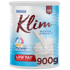 Nestle Klim Low Fat Powder Milk with FortiGrow 900g