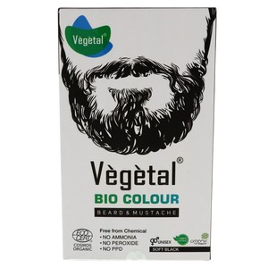 Vegetal Bio Color Beard & Mustache Soft Black 100g