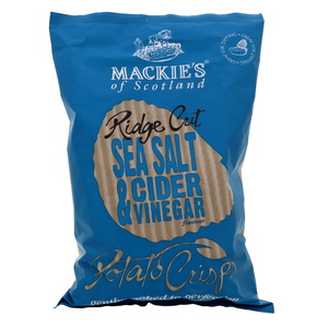 Mackies Ridge Cut Potato Crisps Sea Salt & Cider Vinegar Flavour 150g