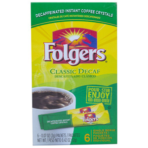 Folgers Coffee Classic Decaf 12g