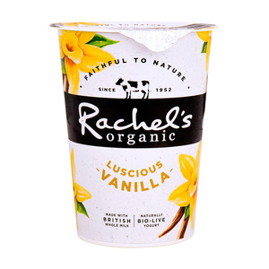 Rachel's Organic Luscious Vanilla Bio Live Yogurt 450g