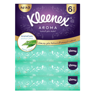 Kleenex Aroma Care Morning Dew Scented Tissue 6 x 84pcs