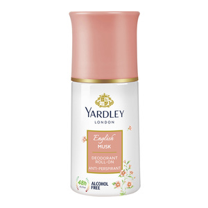 Yardley London English Musk  Anti-Perspirant Deodorant Roll-On 50ml