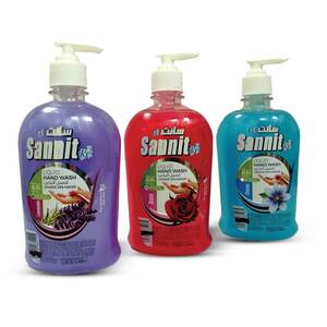 Sannit Hand Wash Assorted 3 x 500ml