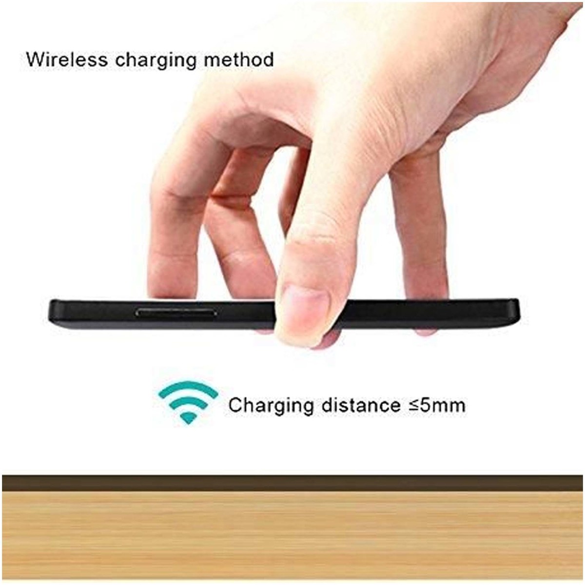 Trands Mouse pad with Wireless Charger Micro USB Charging Port MUW97