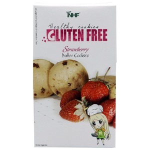 NHF Gluten Free Strawberry Butter Cookies 240g