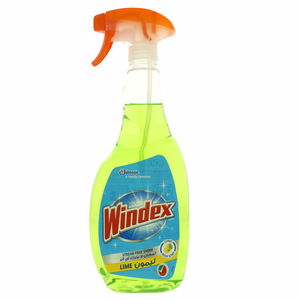 Windex Streak Free Shine Glass Cleaner Lime 750ml