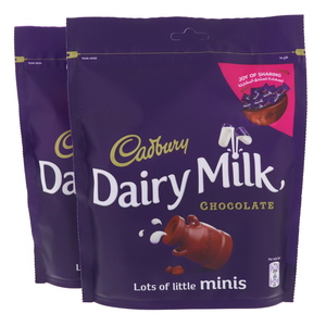 Cadbury Dairy Milk Minis Chocolate 2 x 192g